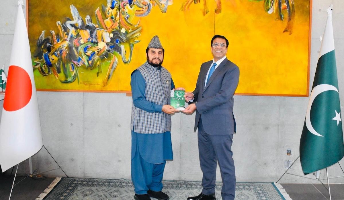 Ambassador-designate Abdul Hameed Receives Qari Syed Sadaqat Ali in Tokyo