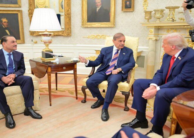 PM Shehbaz Meets Trump at White House, Discusses Security, Counterterrorism, and Regional Peace