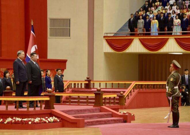 Kim Jong Un Hosts Vietnam’s General Secretary To Lam in Pyongyang
