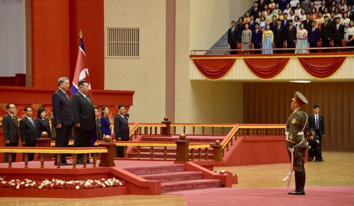 Kim Jong Un Hosts Vietnam’s General Secretary To Lam in Pyongyang