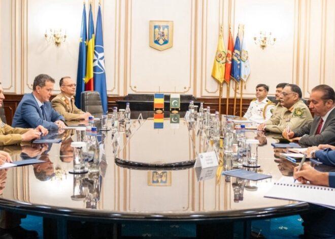 Pakistan, Romania Strengthen Defence Cooperation: CJCSC General Sahir Shamshad Mirza Visits Bucharest