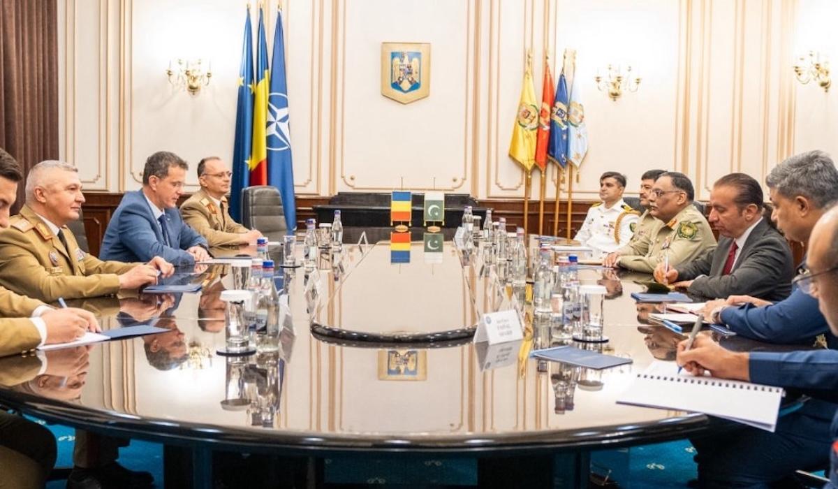 Pakistan, Romania Strengthen Defence Cooperation: CJCSC General Sahir Shamshad Mirza Visits Bucharest