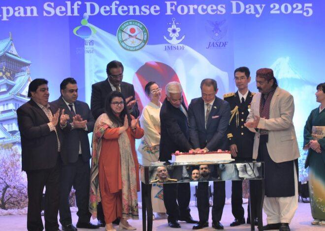 Japan Marks 71st Anniversary of Self-Defense Forces in Islamabad