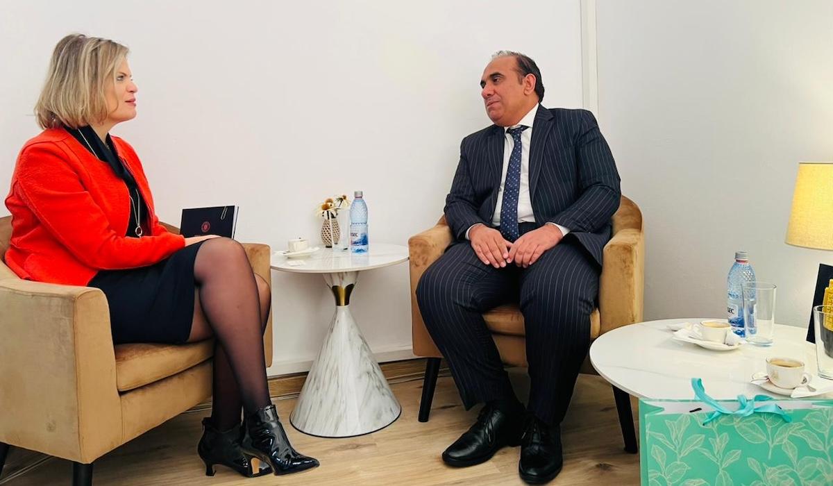 Pakistan’s Ambassador Calls on Romanian Director of Protocol in Bucharest