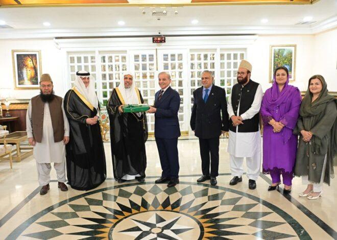 PM lauds Muslim World League’s role in promoting Muslim unity, interfaith harmony