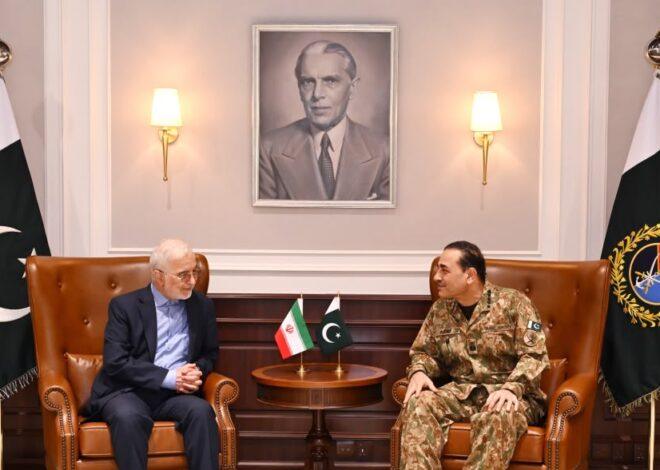 Iranian Interior Minister Calls on Field Marshal Syed Asim Munir