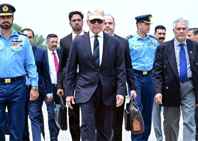 Prime Minister Muhammad Shehbaz Sharif departs for one day official visit to Iran