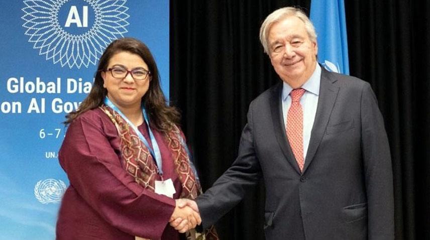 IT Minister Shaza Fatima, UN Chief Discuss AI Governance and Global Cooperation